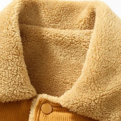 Corduroy Sherpa Lined Jacket for Men