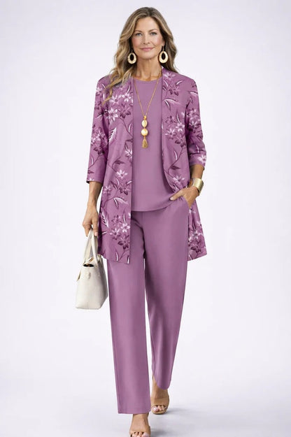 3-Piece Set for Women - Purple