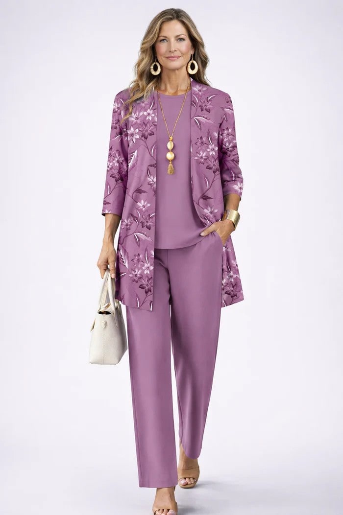 3-Piece Set for Women - Purple