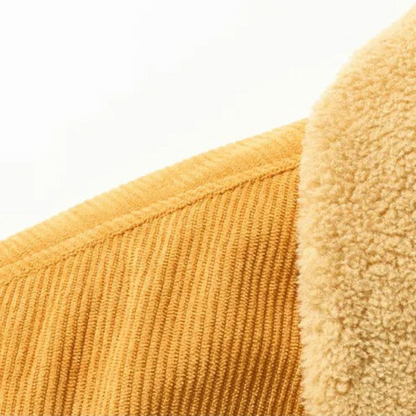 Corduroy Sherpa Lined Jacket for Men