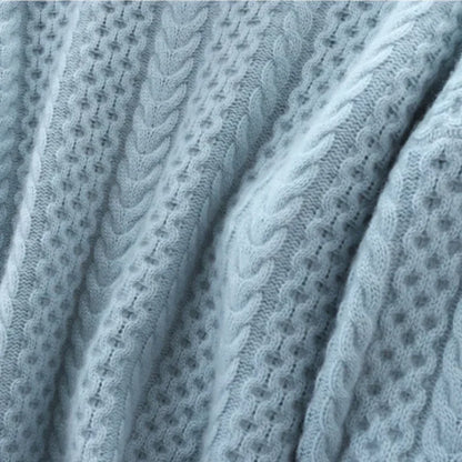 Cable Knit Turtleneck Sweater for Women