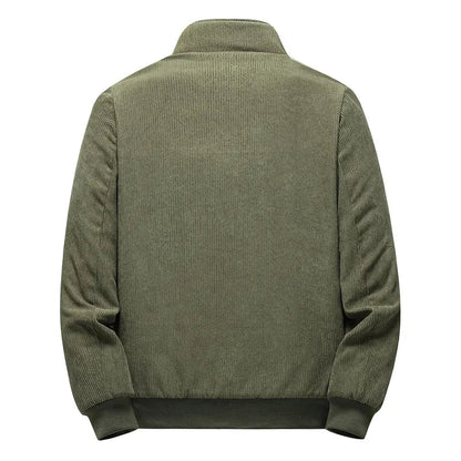 Corduroy Sherpa-Lined Bomber Jacket for Men