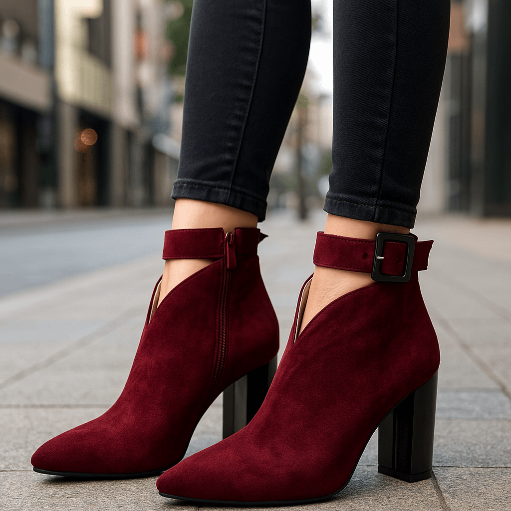 V-Cut Ankle Boots | Statement Style Women's Boots