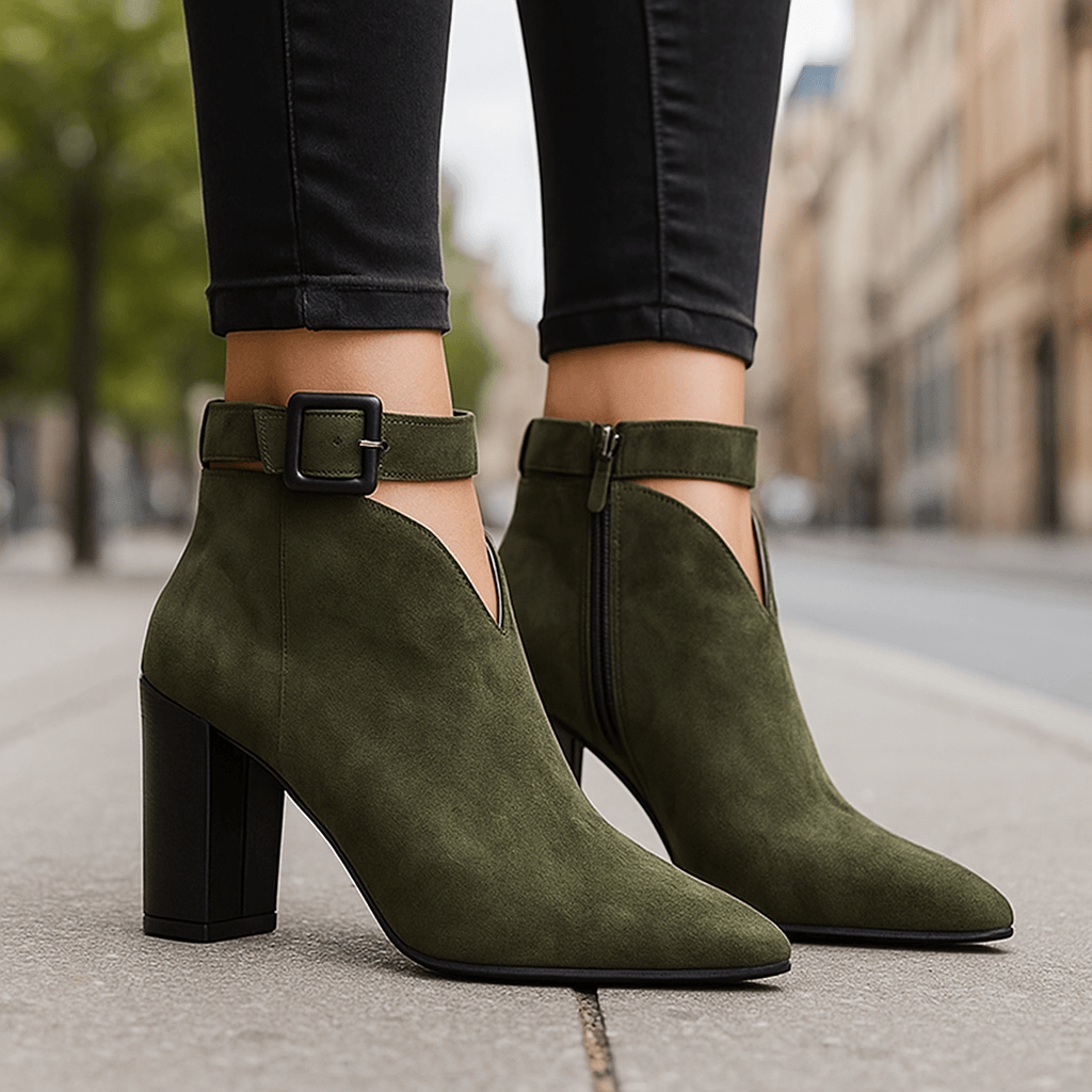 V-Cut Ankle Boots | Statement Style Women's Boots