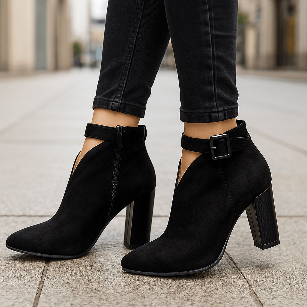 V-Cut Ankle Boots | Statement Style Women's Boots
