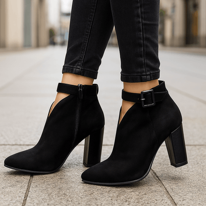V-Cut Ankle Boots | Statement Style Women's Boots