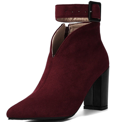 V-Cut Ankle Boots | Statement Style Women's Boots