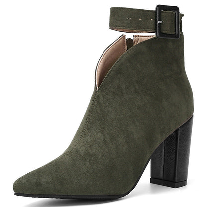 V-Cut Ankle Boots | Statement Style Women's Boots
