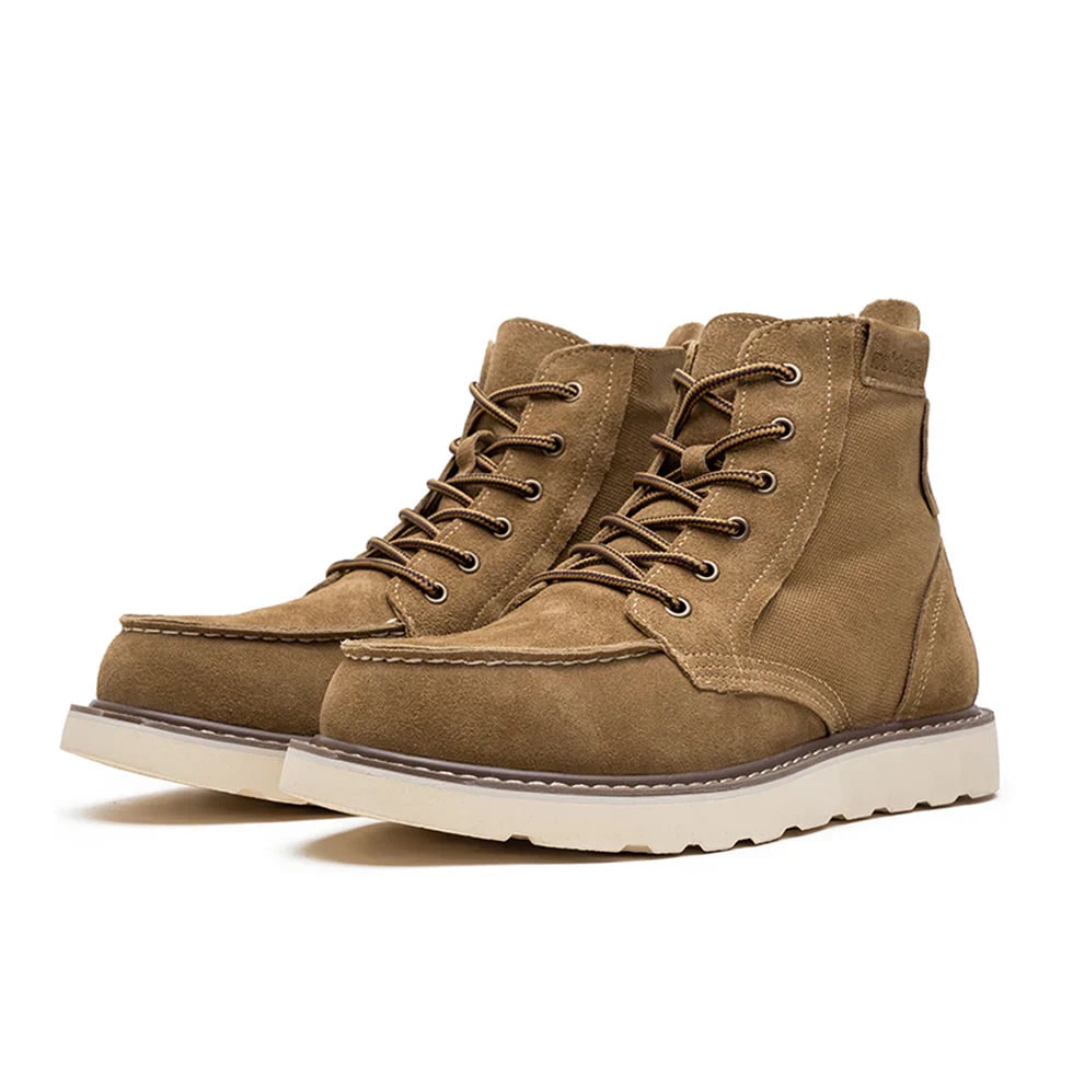 Ashford Moc Toe Leather Boots - Brown