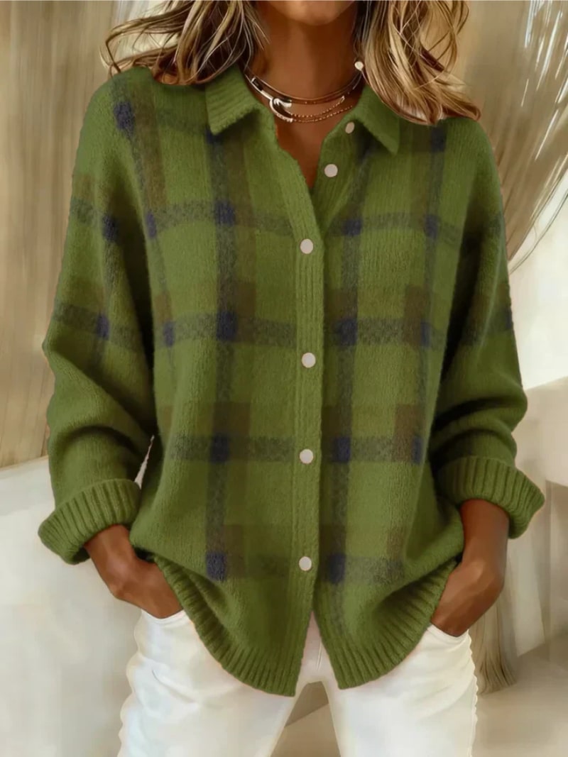 Blouse for Women - Army Green