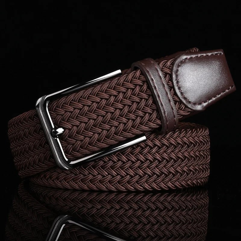 Braided Legacy Belt for Men - Dark Brown