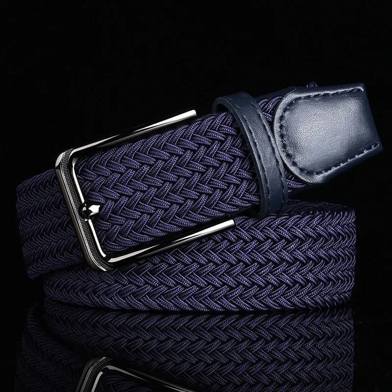 Braided Legacy Belt for Men - Navy Blue