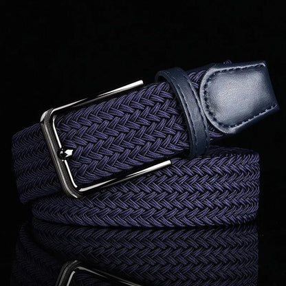 Braided Legacy Belt for Men - Navy Blue