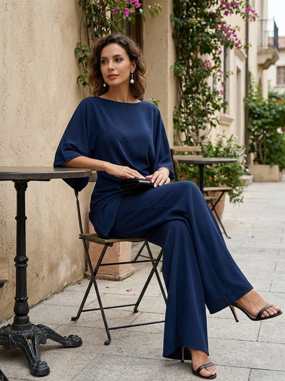 Cape-Sleeve Waist Two-Piece for Women