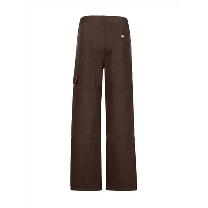 Casual Cotton Cargo Pants for Women