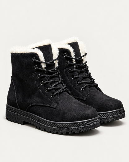 Faux Fur Winter Boots for Women – clean studio photo