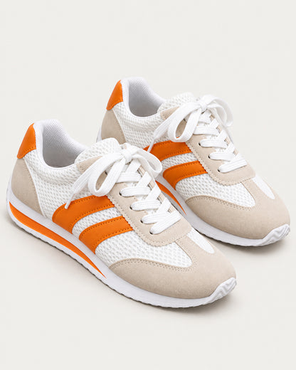 Retro Stripe Low-Top Sneakers for Women – clean studio photo