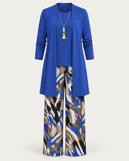 Print Three-Piece Set for Women – clean studio photo