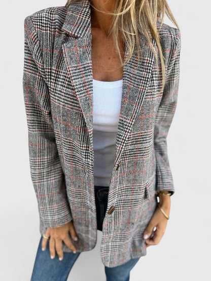 Comfortable Blazer for Women - Brown