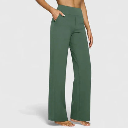 Comfortable Pants for Women - Dark Green