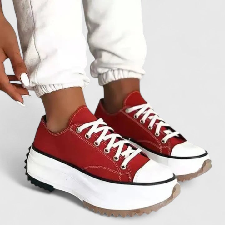 Comfortable Sneakers - Red