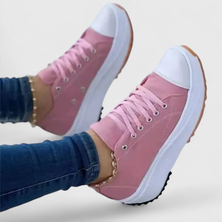 Comfortable Sneakers - Rose