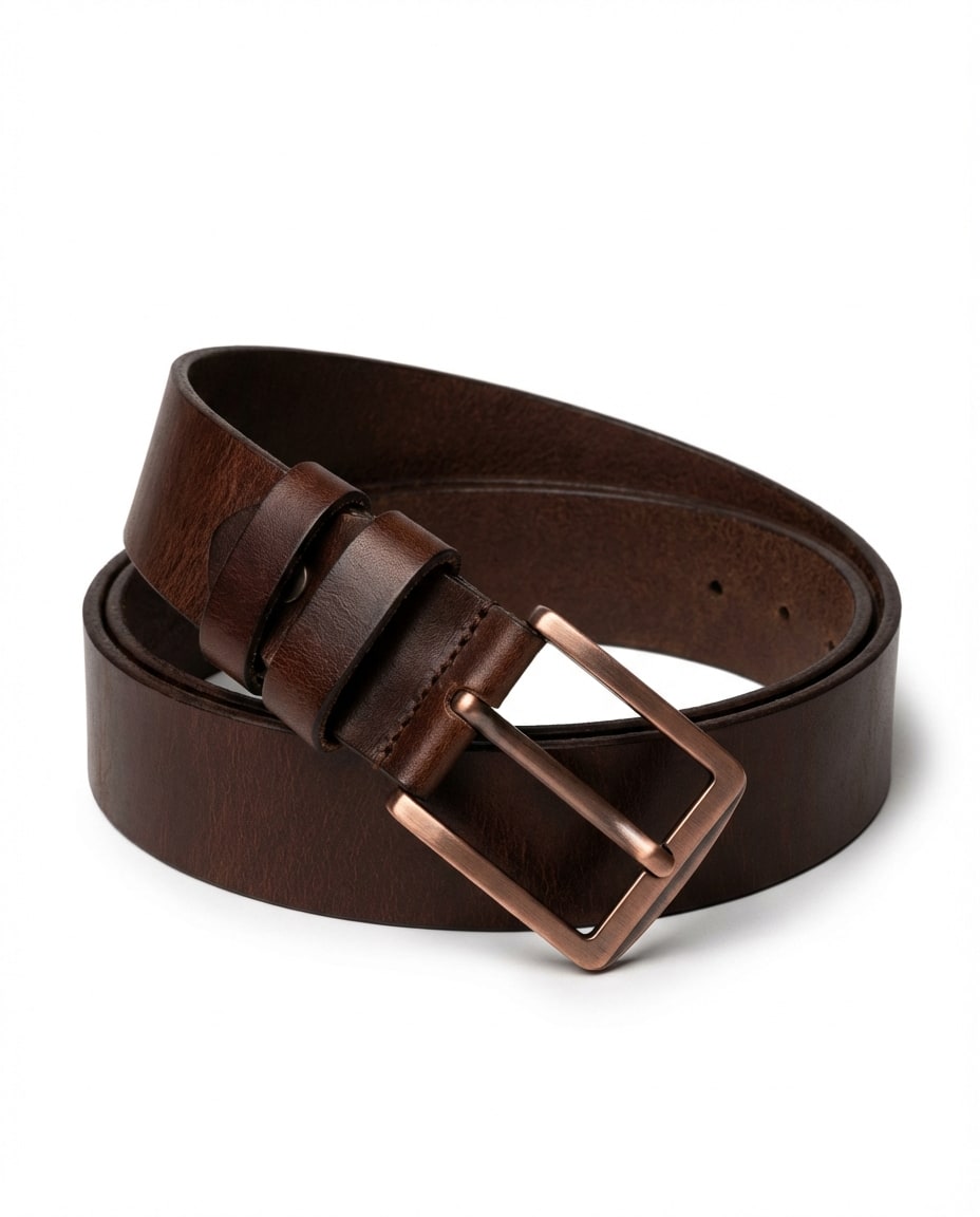 Copperhead Belt for Men - Dark Brown