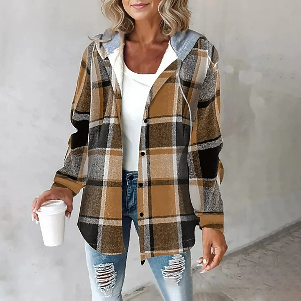 Cozy Autumn Jacket - Brown