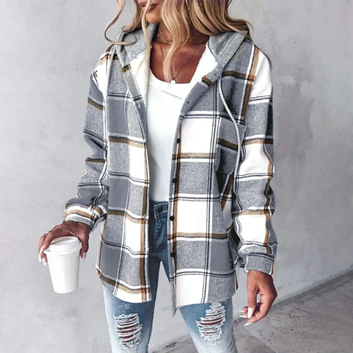 Cozy Autumn Jacket - Grey