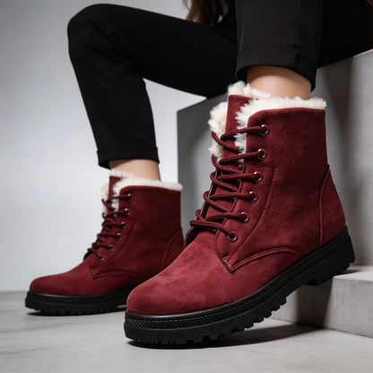 Cozy Faux Fur Lined Winter Boots for Women