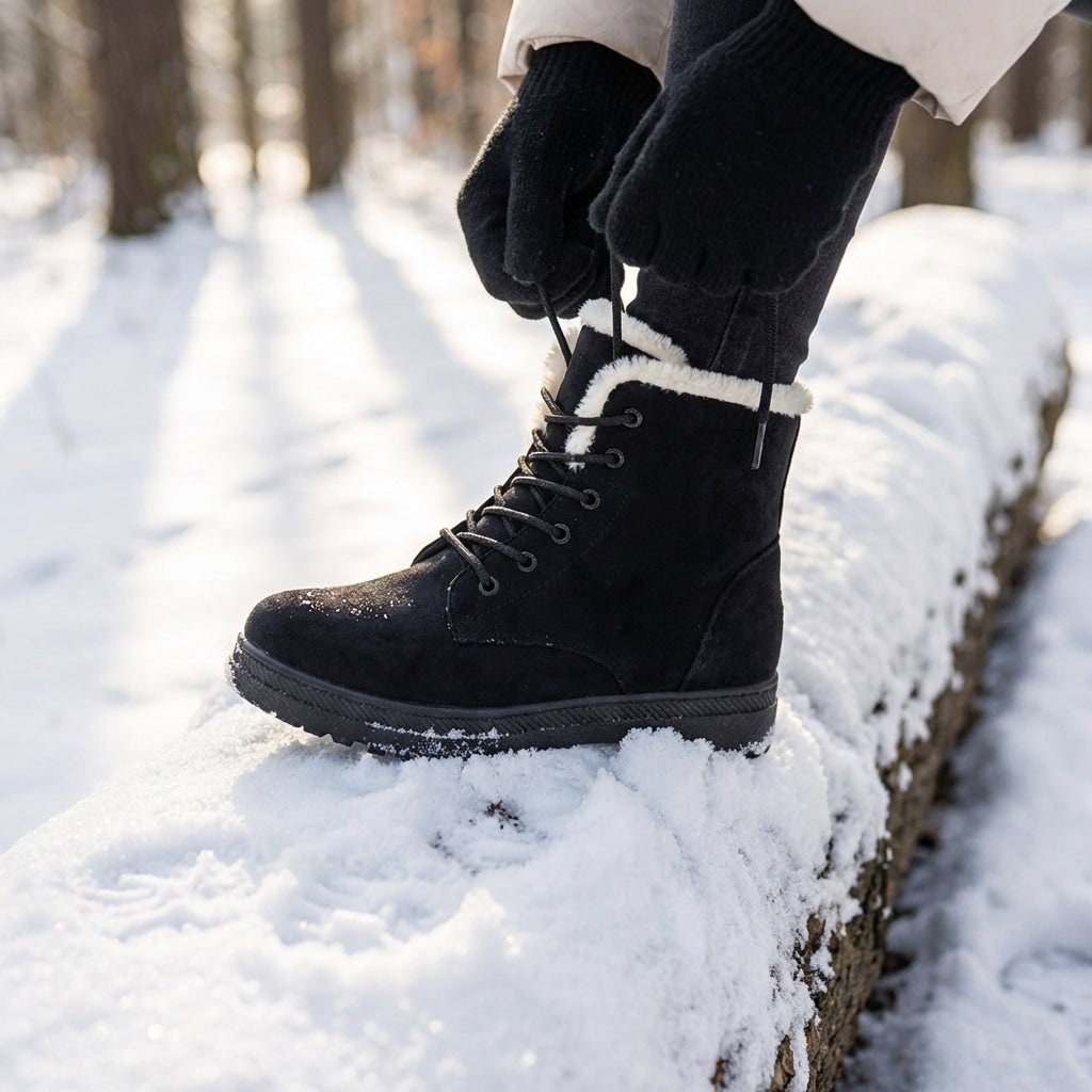 Cozy Faux Fur Lined Winter Boots for Women