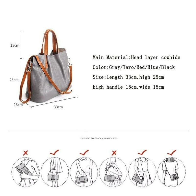 Genuine Leather Handbags for Women