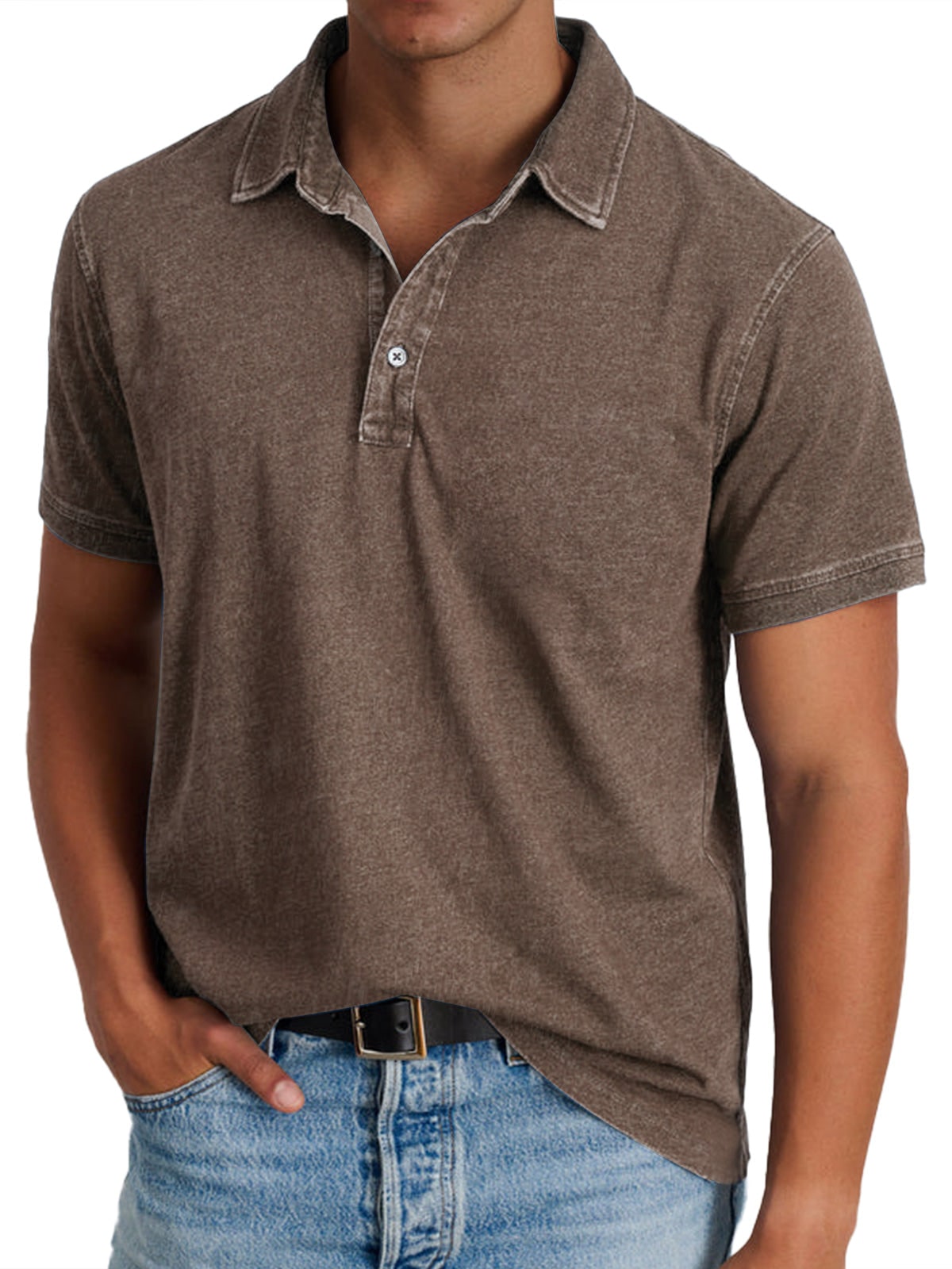 Heritage Polo Shirt - Brown