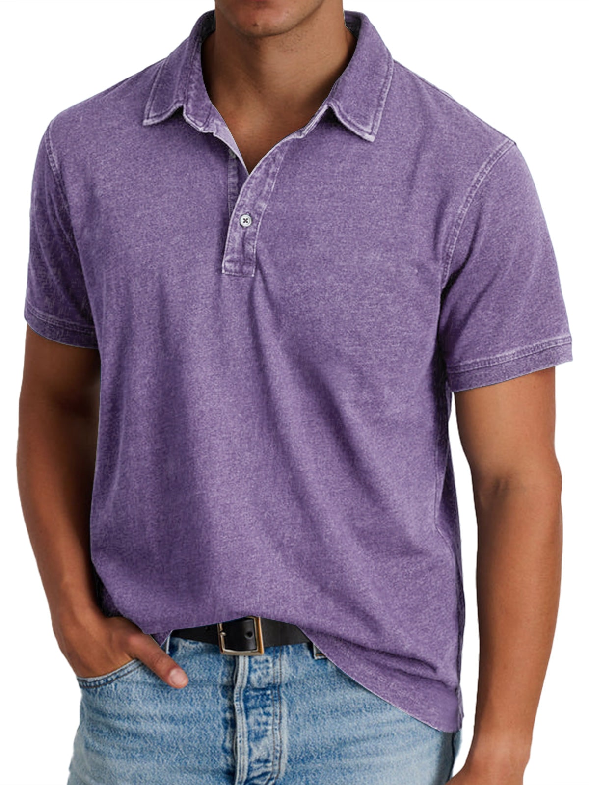 Heritage Polo Shirt - Purple