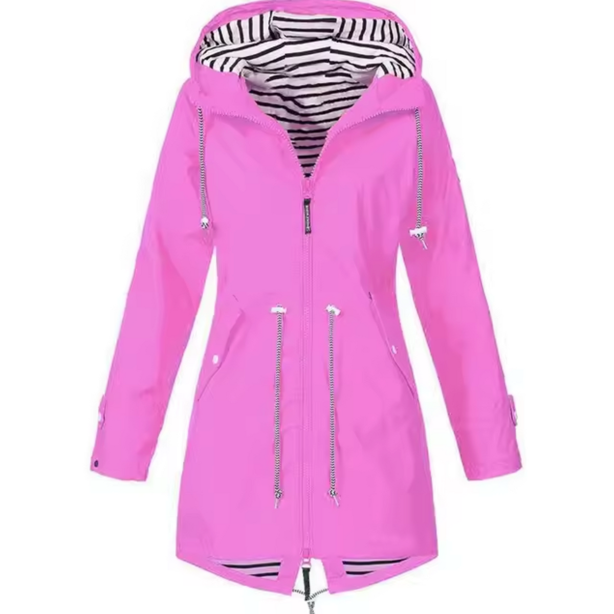 Hooded Oversized Coat for Women - Pink