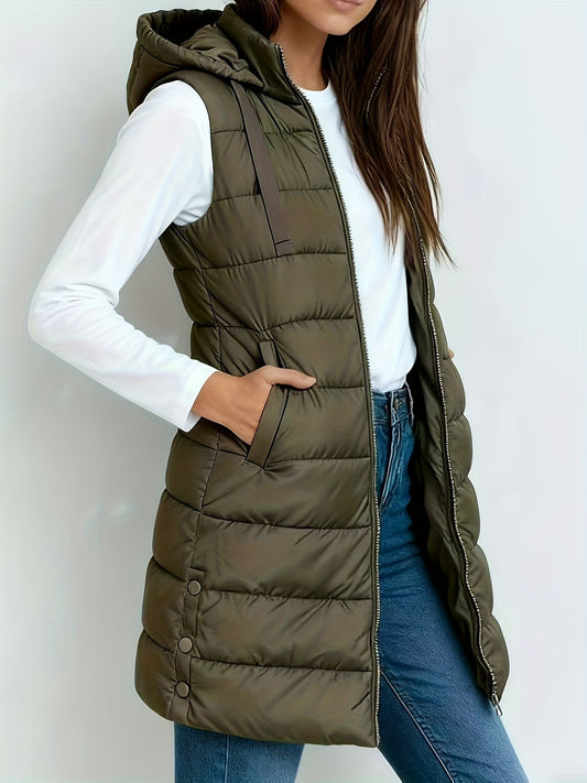 Hooded Relaxed Coat for Women