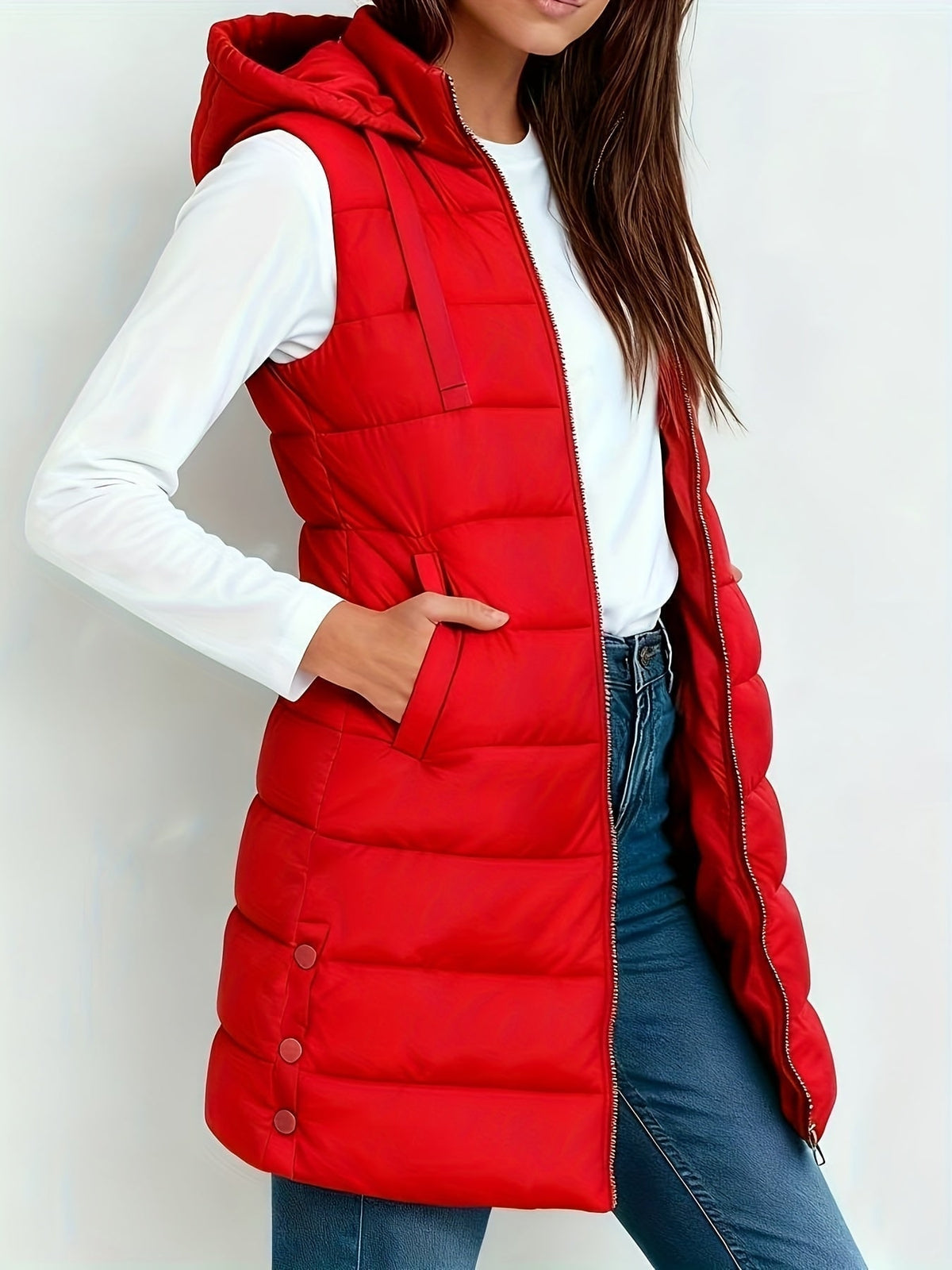 Hooded Relaxed Coat for Women
