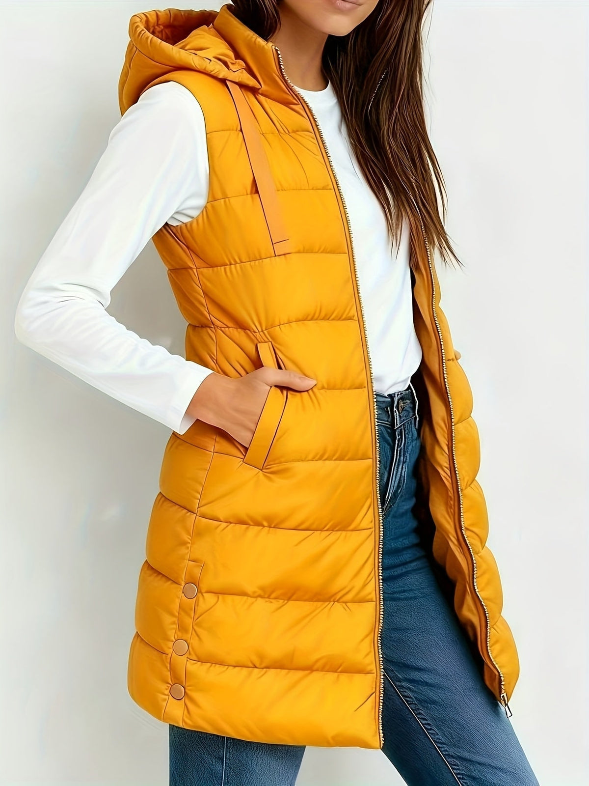 Hooded Relaxed Coat for Women