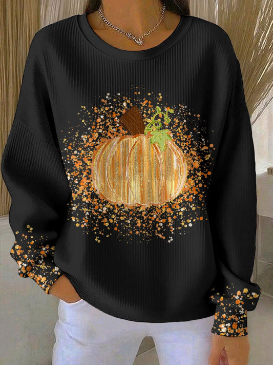 Illustrated Front Graphic Crew Neckline for Women - Black