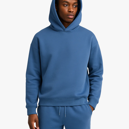 Knit Tracksuit for Men - Blue