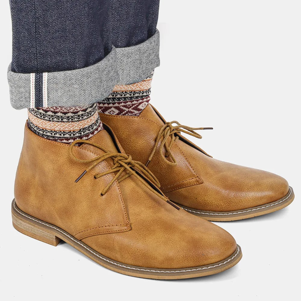 Lace-Up Chukka Boots for Men