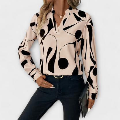 LaraTM Blouse for Women - Beige