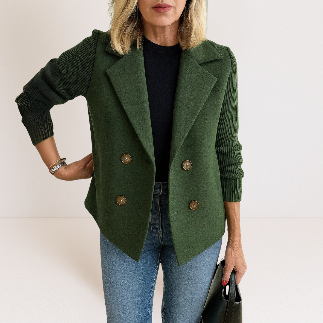 Lightweight Casual Blazer for Women - Green