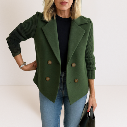 Lightweight Casual Blazer for Women - Green