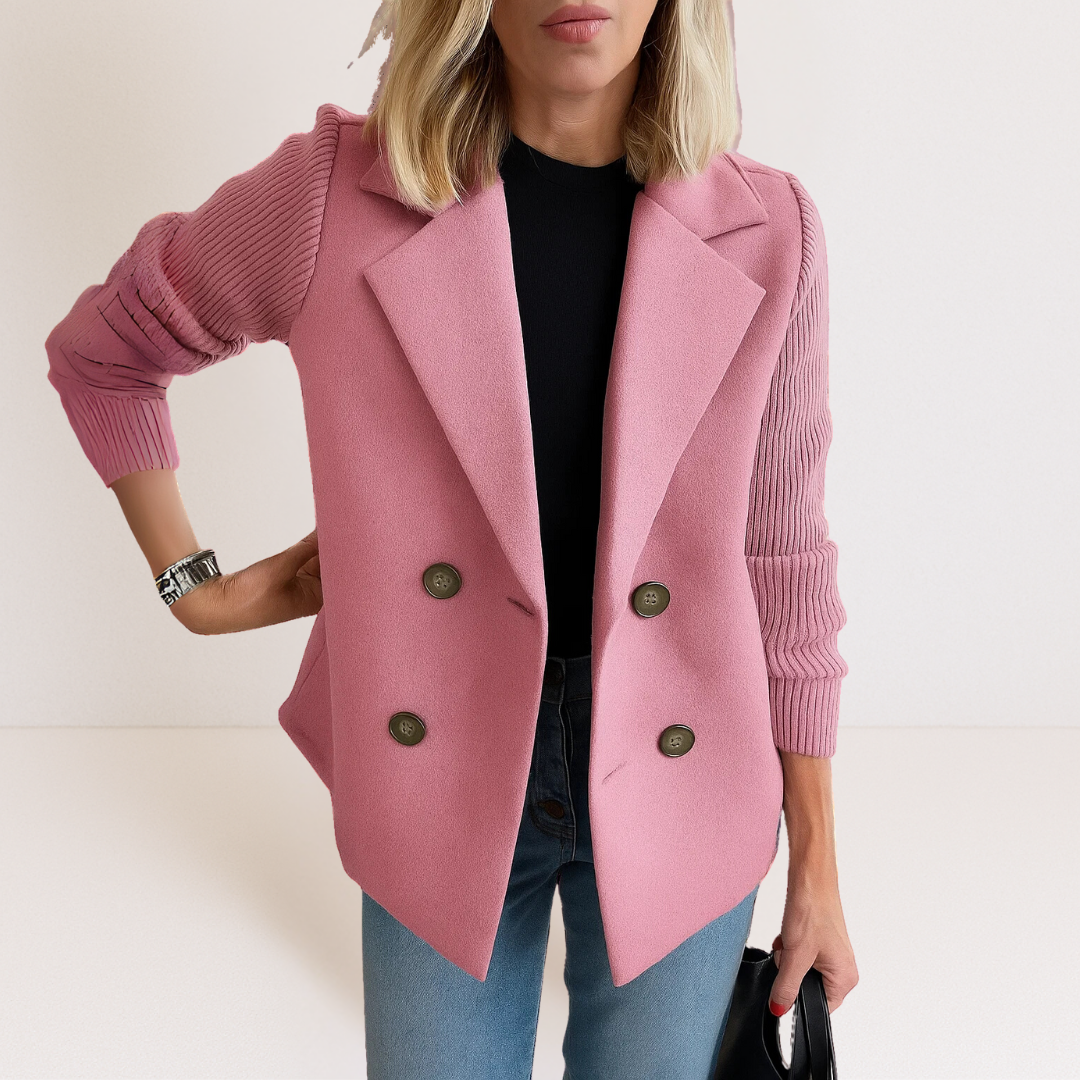 Lightweight Casual Blazer for Women - Pink