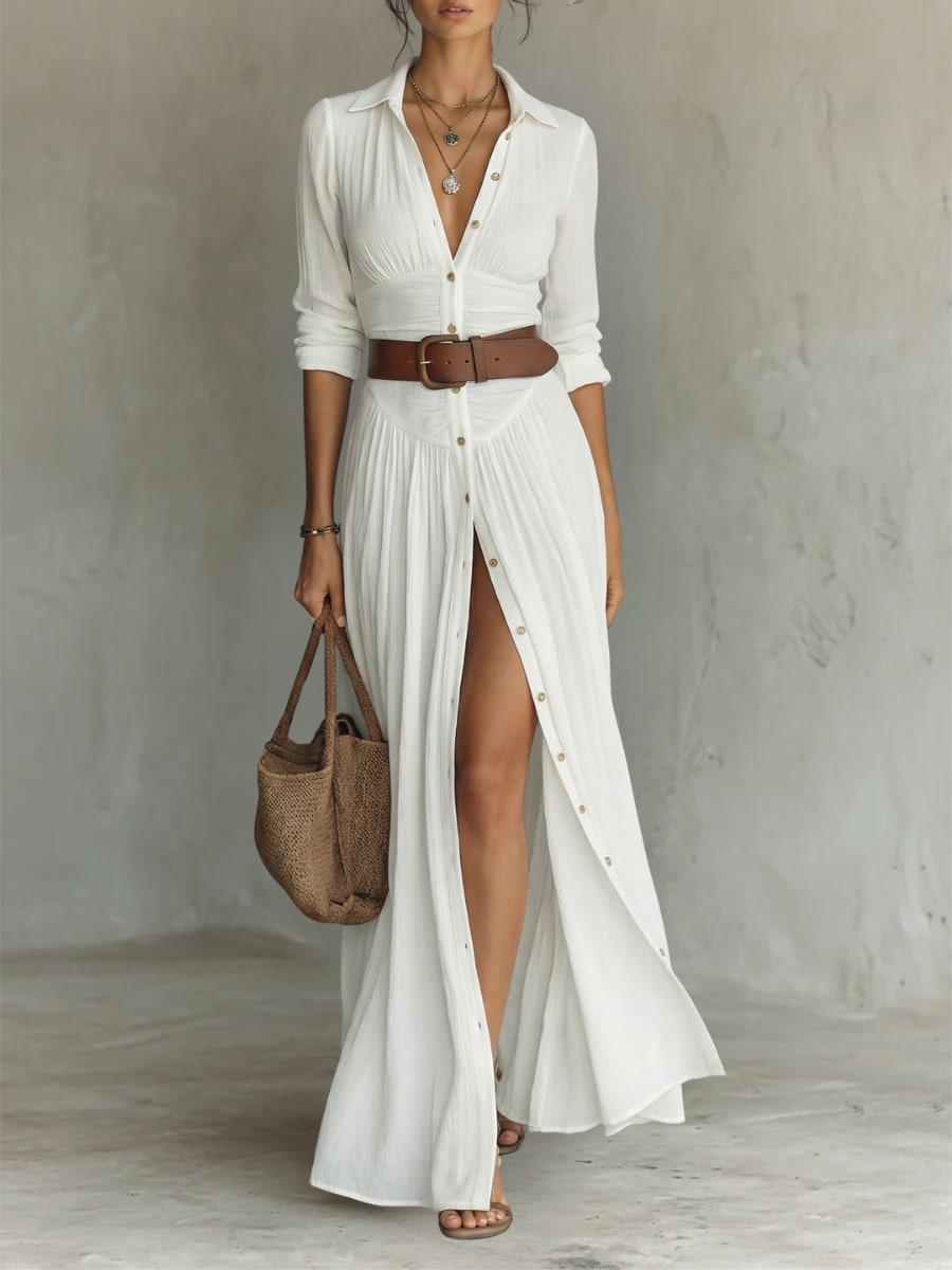 Long Maxi Dress - White (Almost sold out)