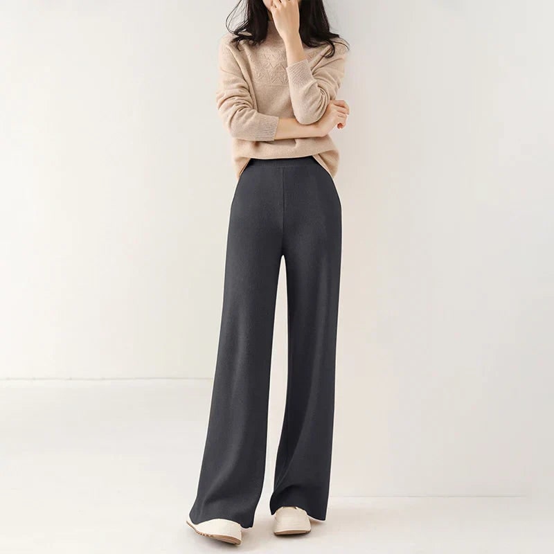 Merino Pants for Women - Dark Gray