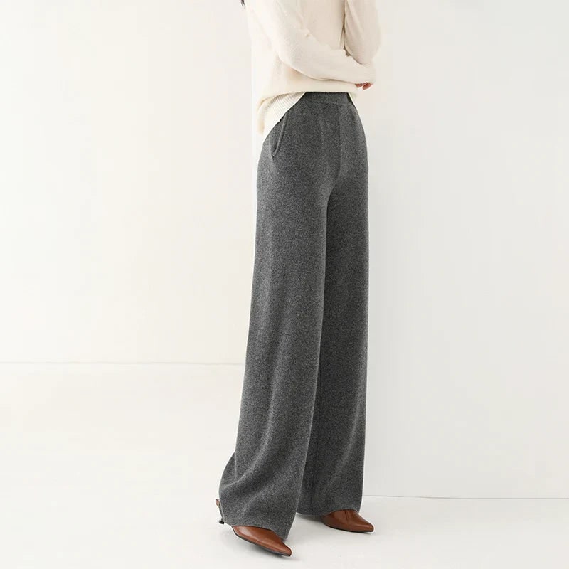 Merino Pants for Women - Gray