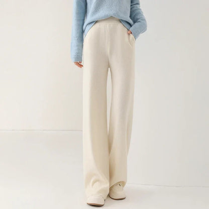 Merino Pants for Women - Ivory