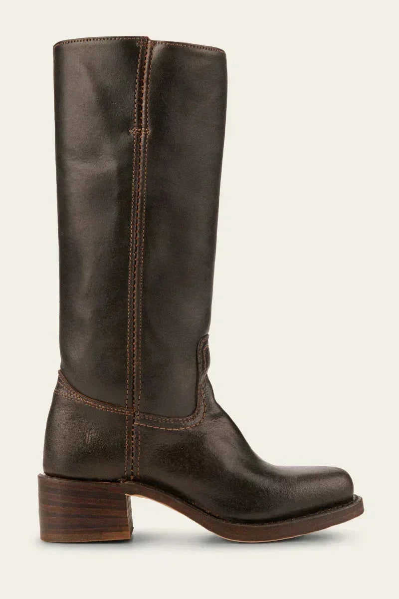 Mid-Calf Block-Heel Boots for Women